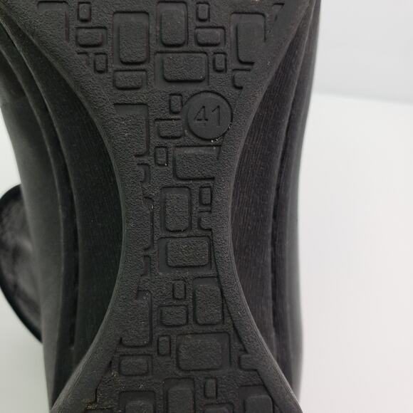 Dansko Lulu Womens Size EU 41 US 10.5-11 Black Leather MaryJane Ankle Strap Shoe - Picture 12 of 13